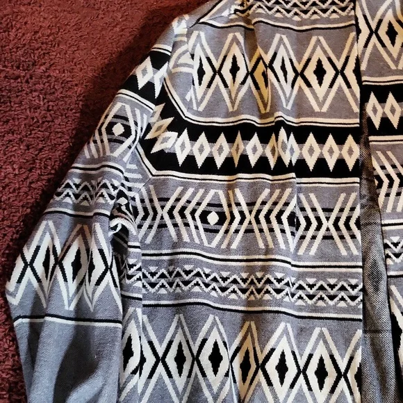 Rachel Zoe Very nice knit jacket sweater with hood and waist tie - Picture 3 of 8